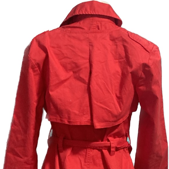 CAbi Poppy Red Convertible Trenchcoat - Picture 2 of 12